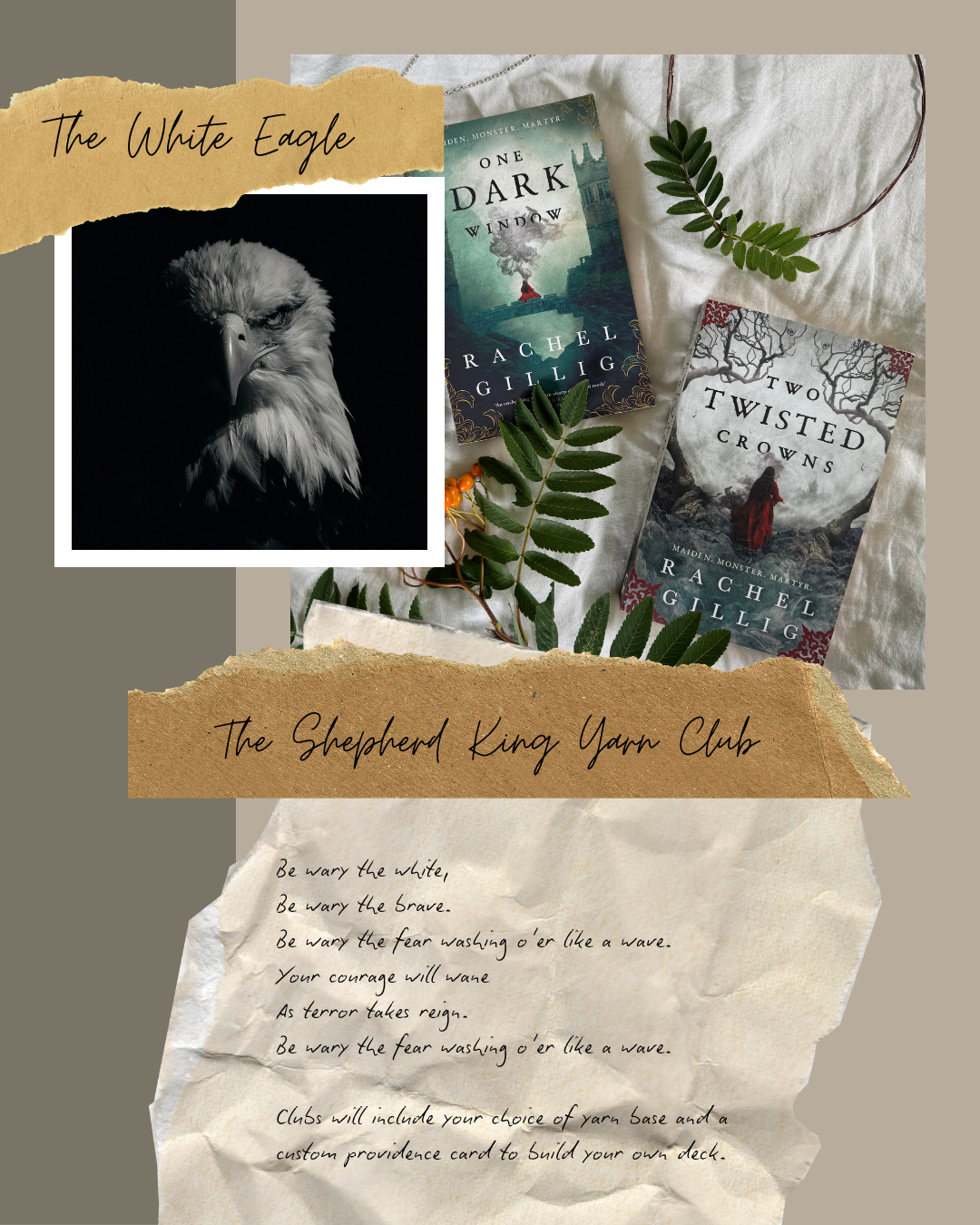 THE WHITE EAGLE - Shepherd King Yarn Club (Preorder)