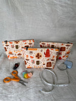 Load image into Gallery viewer, Quilted Notion Pouches
